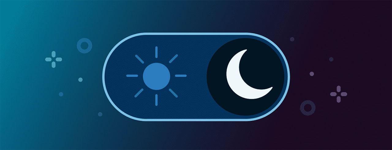 Luzes Neon e Dark Mode